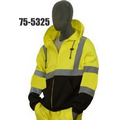 Majestic Hi-Vis Zip Front Hooded Sweatshirt